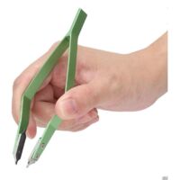 Outil de Barre de Ressort de Montre, Pince en Forme de V Outil de réparation de dissolvant de Pince à Ressort Outil de réparation de Montre en métal Kit d'accessoires de réparation
