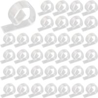 36PCS Transparent Clear Tablecloth Clips, Plastic Table Cloth Clips,Windproof Table Cover Holder Clamps,Table Cloth Holder for Christmas Home Wedding Party Indoor Outdoor Camping Picnic