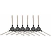 6 Pièces Brosses Latérales Robot Aspirateur Nettoyant Pièces pour Amibot Pure, Pulse et Prime,AMIBOT Prime H2O,AMIBOT Pure H2O,