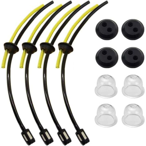 Kit Tuyaux Carburant + Filtres Universels Pour Tondeuses Débroussailleuses - 3 Durites Essence