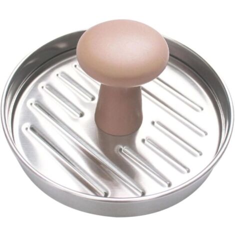Moule à Hamburger Rond en Acier Inoxydable, Presse à Viande Antiadhésive pour Steaks Hachés, Gadget Cuisine Pratique, pour Barbecue et Préparation Maison (1/5)