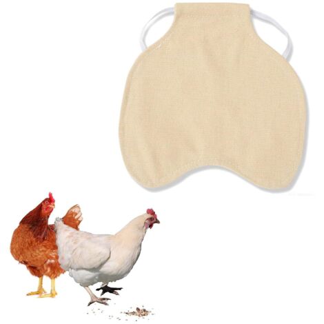 Selle de Poulet,Tablier Poulet Selle Volaille,Selle de Poulet Poule Tablier de Poulet,Tablier de Selle de Poulet Poule,Gilet de Sécurité pour Poules,Poule de Volaille Protecteur Dorsal D'Aile,Kaki (1/5)