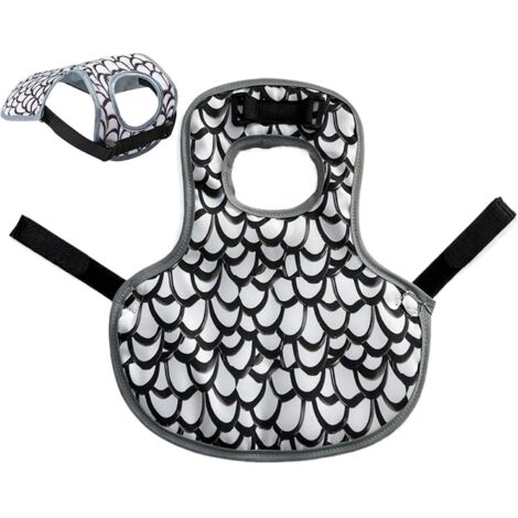 Chicken Saddle - 31.5x24cm Hen Apron  Adjustable Back Waterproof Mating Saddle for Loss & Pecking Protection Durable Hen Protection Outfit for Farm & Coop Habitat (1/4)