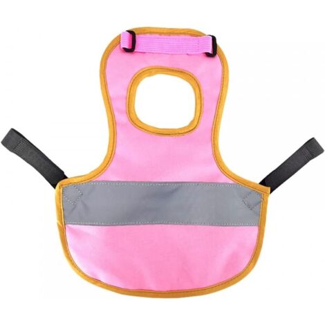 Gilet Réfléchissant pour Poulet,Tablier de Selle de Poule de Volaille avec Sangle Réglable pour Canard de Poulet (1/5)
