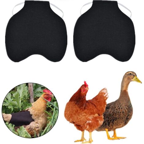 2 Pièces Selle de Poulet, Tablier Volaille, Gilet de Sécurité pour Poules (1/5)