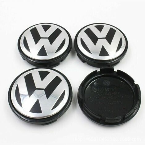 Lot de 4 cache-moyeux d’origine pour jantes aluminium，65mm