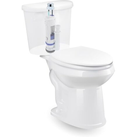 SIAMP Skipper 32456010 Robinet de Chasse d'eau Double 45, Blanc