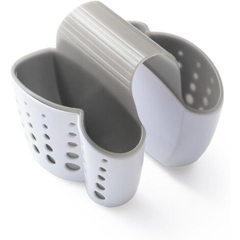 Porte-éponge pour évier de cuisine, porte-savon pour évier de cuisine, support de robinet en plastique pour évier, égouttoir pour évier double