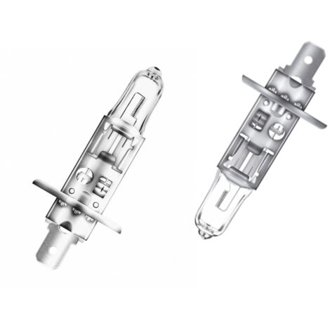 Osram – Lot de 2 ampoules halogènes H1 12V – +150 % de luminosité – Faisceau jusqu'à 150 m – Lumière jusqu'à 20 % plus blanche