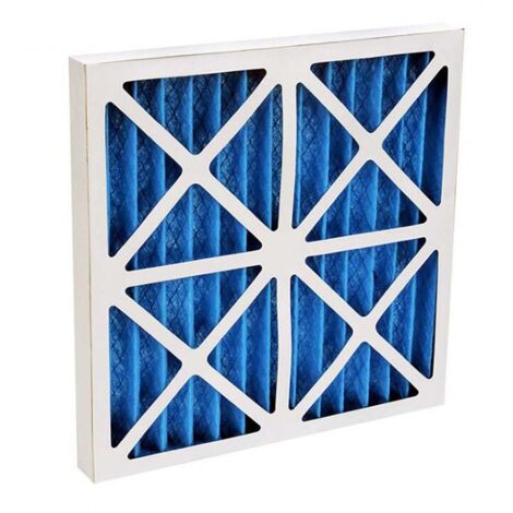 Filter Technology Filtre à panneau plissé G4, bleu/blanc (1/3)