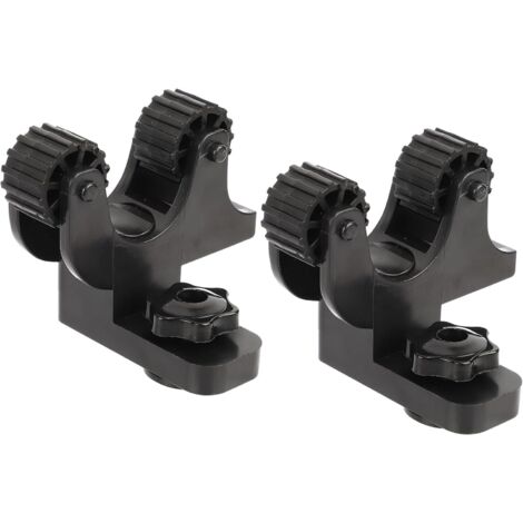 Lot de 2 supports de pagaie de kayak, accessoires de montage noir, support de rame, pagaie à maintien rapide
