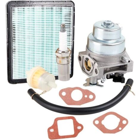 Carburateur pour tondeuse à gazon Pindex GCV160, carburateur avec filtre à air et bougie d'allumage, adapté au moteur GCV160 HRB216 HRR216 HRS216 HRT216 HRZ216 (1/3)