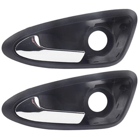 Lot de 2,Poignée de porte 6J1837113A 6J1837114A Poignée de porte intérieure de voiture Poignée de porte intérieure gauche adaptée à la poignée de porte intérieure de voiture SeatIbiza (1/4)