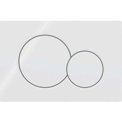 Convient pour GEBERIT SIGMA 01 Plaque de déclenchement - Convient pour réservoir d'eau UP320 / UP720 - 115.770.11.5 - Blanc
