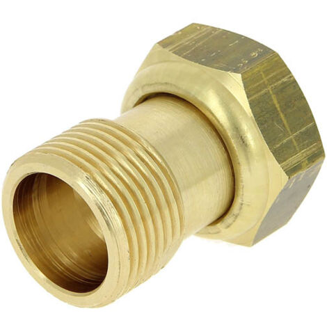 Anquier – Raccord laiton mâle 26-34 femelle écrou libre 26-34 – Filetage 1' conforme A.C.S. – Pour installations sanitaires et chauffage