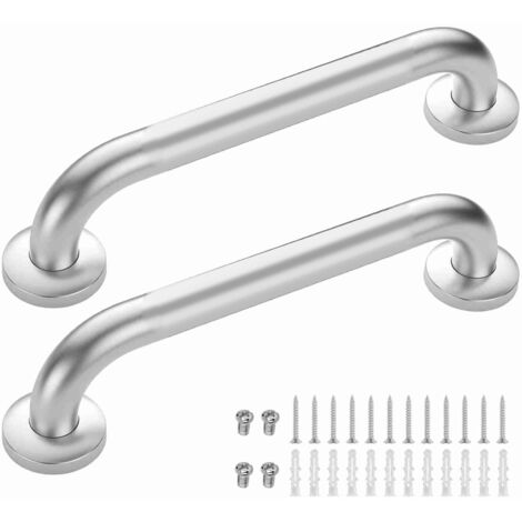 Barre d'Appui Douche 2 Pièces - Acier Inoxydable 201 - Installation Facile - Anti-Dérapant (1/5)