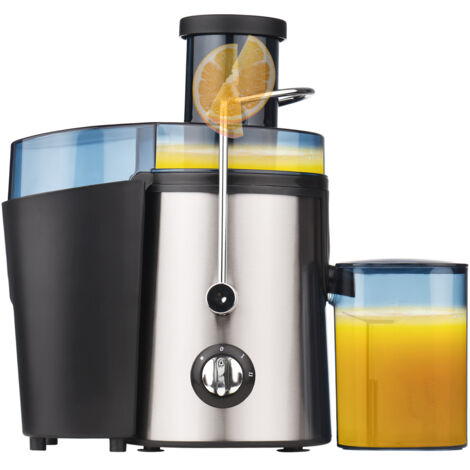 Swiitol Presse-agrumes électrique domestique de gros calibre, corps en acier inoxydable, 800 W, haute puissance, extracteur de fruits et légumes puissant, séparation des jus de résidus (1/5)