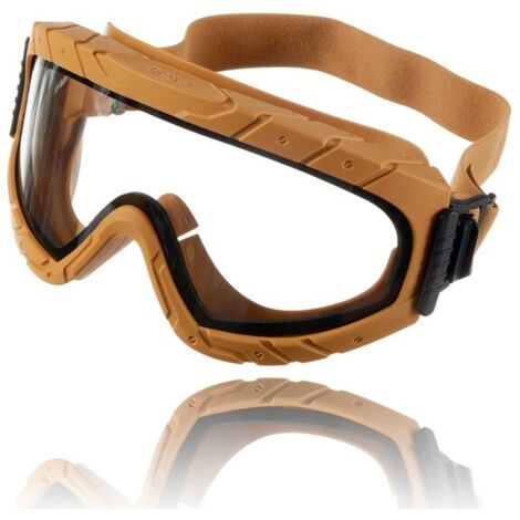 Lunettes de protection anti-buée et anti-poussière – Oculaire en polycarbonate incassable – Protection UV 99,9% – Confort optimal pour chantiers et laboratoires – Drager