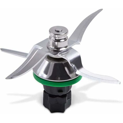Shmshng – Couteau de mixage pour Thermomix TM5 – Acier inoxydable – Largeur 120mm – Longueur 132mm – Broyage efficace et mélange homogène