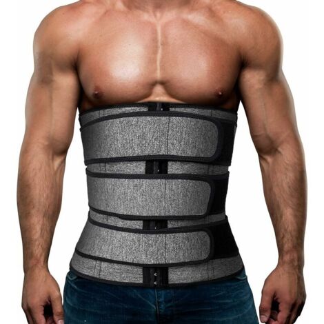 Trimec – Ceinture de musculation néoprène 2,5 mm – Soutien lombaire ajustable – Fermeture 4 barres en acier – Favorise la circulation sanguine