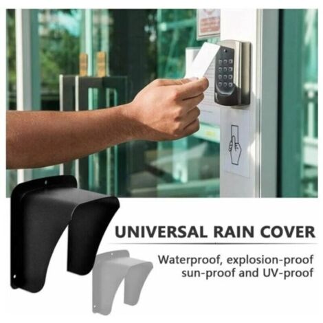 Trimec – Couvercle métallique étanche pour caméra vidéo et sonnette – Protection intempéries – Métal laminé à froid – Plage de température -20°C à 50°C