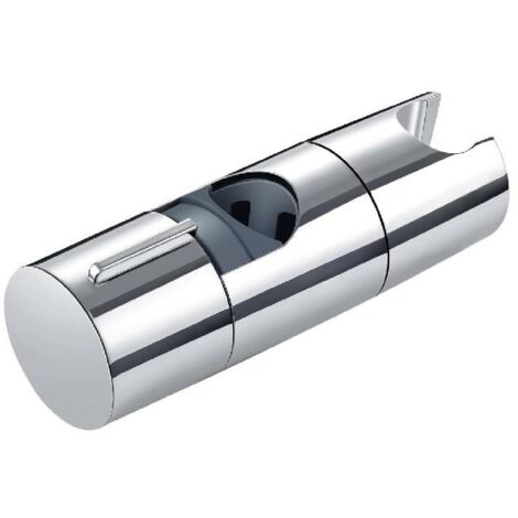 Support de pommeau de douche, réglable, 18-25 mm, universel, adapté aux barres de douche, aucun perçage requis, pivotant, adapté au remplacement de la salle de bain, argent
