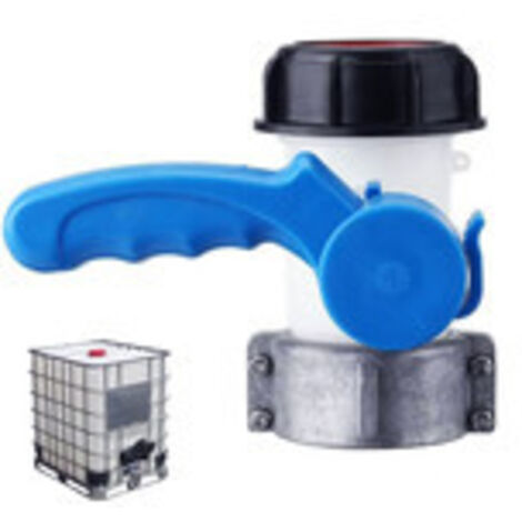 Adaptateur de réservoir d'eau IBC D40 62MM,IBC Robinet de vidange Universel pour réservoir d'eau,raccord de Tuyau d'eau,Adaptateur de Sortie (1/5)