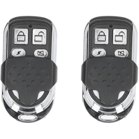 Télécommande universelle 3V pour porte de garage, compatible avec les systèmes d'alarme antivol (2 unités). (1/4)