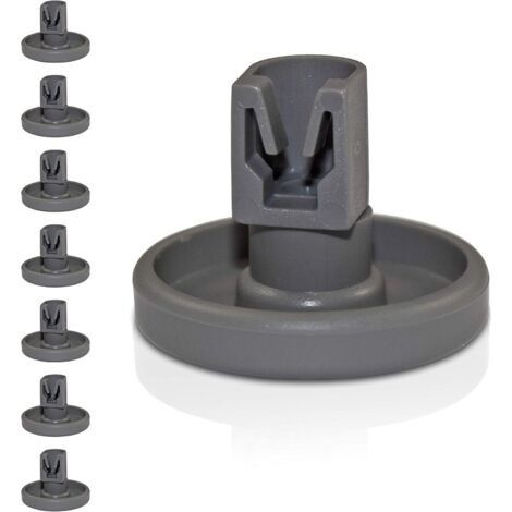 Lot de 8 roulettes universelles pour panier inférieur - Convient pour de nombreux lave-vaisselle (1/5)