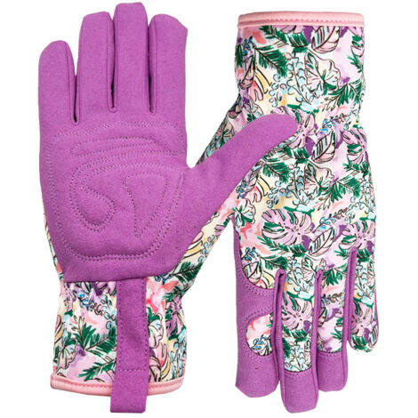 Gants de jardinage - Gants de jardinage pour femmes, prise ferme, respirants, résistants aux perforations, parfaits pour creuser et planter (1/4)