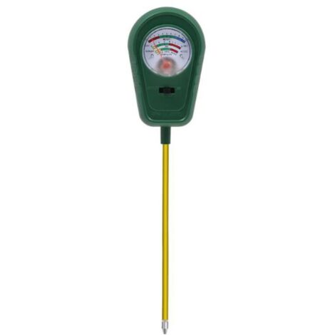 Kit d'analyse de sol 3 en 1 : humidimètre, pH-mètre, testeur de fertilité, pour jardin, pelouse, ferme, intérieur et extérieur (1/4)