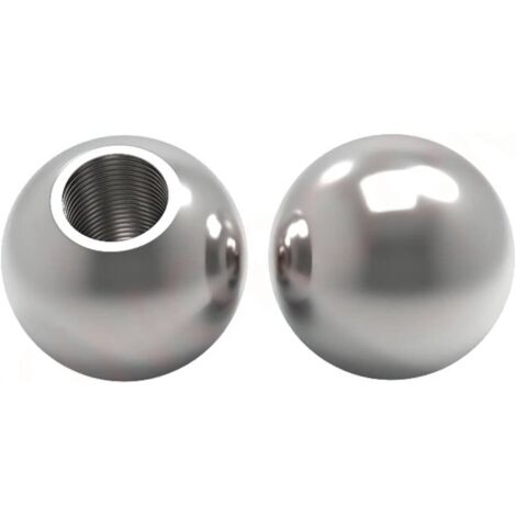 20 billes en acier filetées, billes en acier chromé de remplacement de 10 mm, filetage M4 pour système de rotule magnétique pour imprimante 3D Kossel K800 (1/5)