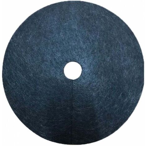 Lot de 10 tapis de paillage non tissés pour arbres - Protection contre les mauvaises herbes - Toile de paillage pour jardin extérieur (1/4)