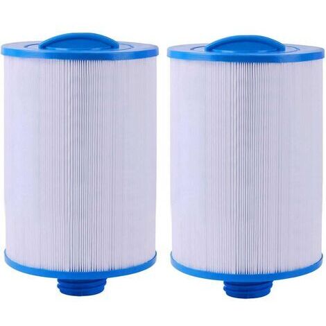 Ymyny – Lot de 2 cartouches de filtre pour spa – Compatible Unicel 6CH-940, Pleatco PWW50P3, Waterway – Filtration 45 m² – Diamètre 150 mm, Hauteur 241 mm - FC-0359 (1/5)