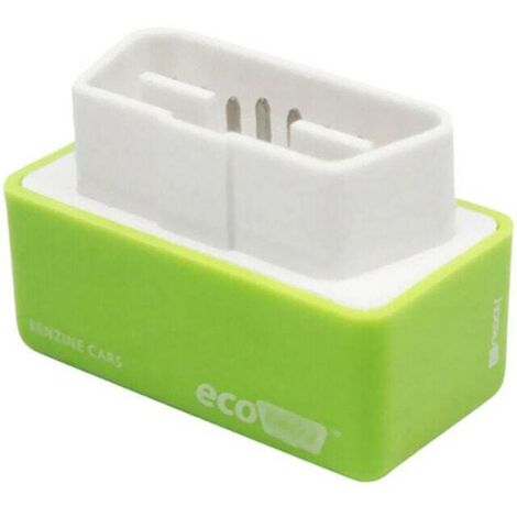 Eco OBDII Universal Economy Eenrgy Saver Tuning Box Puce pour Essence Gaz - Vert - Vert