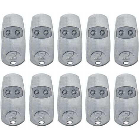 Pack de 10 télécommandes Came TOP432EE – Télécommande pour motorisations – 2 canaux – Alimentation par batterie – Compatible avec systèmes CAME (1/3)