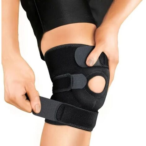 paire de genouillères orthopédiques, genouillère, soulagement des douleurs articulaires, protection de la rotule, genouillères de sport réglables, protection du ménisque et des ligaments (1 paire)