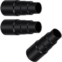 Adaptateur de tuyau d'aspiration de poussière 3 pièces, adaptateur de tuyau d'aspiration universel pour tuyau d'aspiration de poussière, adaptateur de tuyau d'extraction de poussière pour scie circula