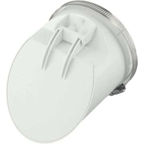 Clapet anti-retour, clapet anti-refoulement d'égout, barrière anti-rats en PVC, anti-odeur et anti-insecte, filtre de tuyau d'eau de pluie (110 mm)