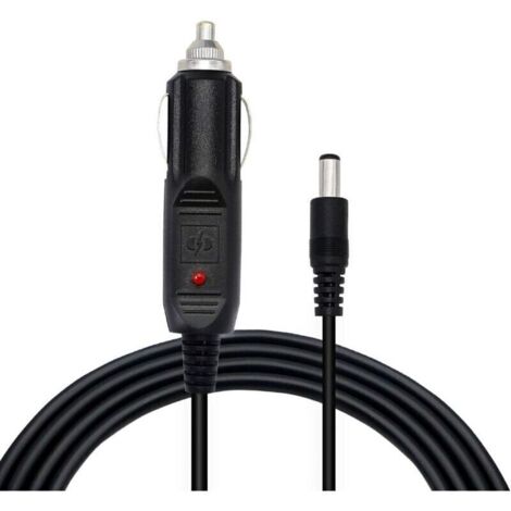 Câble de Prise Allume-Cigare DC 5,5 x 2,5 mm mâle vers DC 12 Câble d'alimentation Automatique pour Voitures, camions, Bus(1.5M,2pcs)- (1/4)