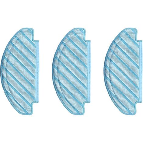 Lot de 3 serpillères lavables et réutilisables pour Robot aspirateur DEEBOT OZMO T8 AIVI, N8, N8 Plus,N8 Pro, N8 Pro Plus, N10 Plus (1/4)