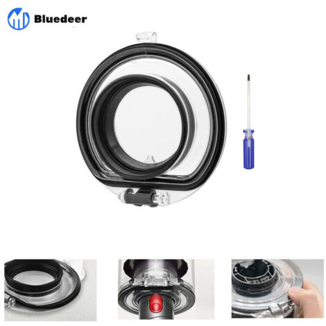 Couvercle de Réservoir à Poussière pour Aspirateur, Couvercle de Poubelle de Rechange, pour Dyson V10 V11, avec O Bague D'étanchéité Bluedeer (1/4)