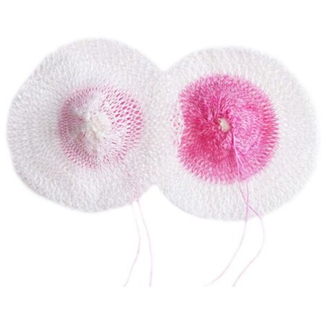 20 Manchons de Lampe à Gaz Universels de Rechange pour Lampe à Gaz à Incandescence Manchons de Kérosène en Maille Légère avec Cordon pour Camping, Randonnée, Camping - Blanc et Rose (1/5)