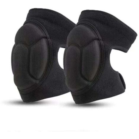 1 Paire de Genouillères de Travail, Genouillères de Jardin de Protection Noires Genouillères Antidérapantes, Anti-Collision, Genouillères de Jardin Multifonctionnelles - Noir (1/5)