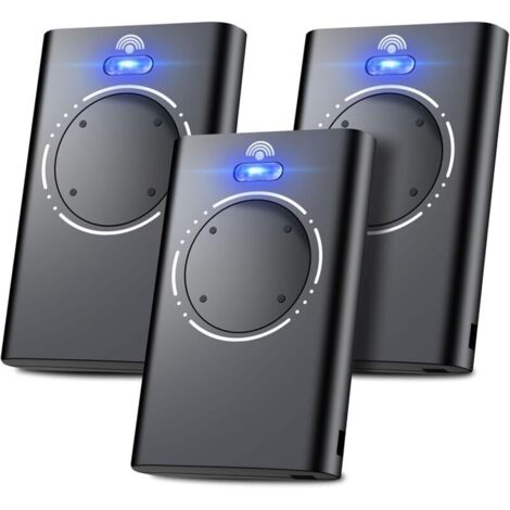 Lot de 3 télécommandes 868 MHz Compatible XT2 868 SLH LR, XT4 868 SLH LR 4 canaux Programmation par code tournant (1/5)