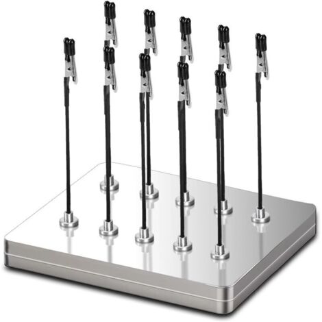 Troisième main professionnelle avec base magnétique. 10 Pince crocodile flexible, - idéale pour les aides à la soudure