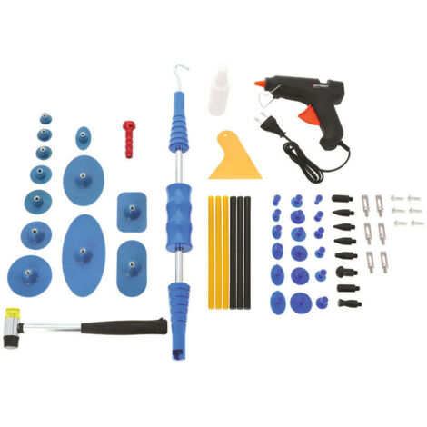 Kit débosselage sans peintures petits et gros impacts 62 pièces (1/5)