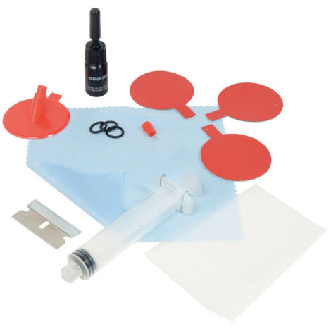 Kit réparation pare brise professionnel - 17 pièces (1/3)