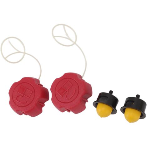 Lot De 2 Bouchons D'essence Pour Tondeuse à Gazon, Kit De Pièces De Rechange Pour Ampoule D'amorçage De Bouchon De Carburant Pour Tondeuse à Gazon FX RM 1630 1855 1860 2055 2060 2060PRO Pièces De Tond (1/5)