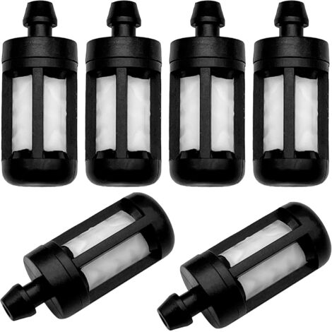 6 Filtres à Carburant pour Tronçonneuse Stihl - Convient aux Tuyaux de 0,31" (8mm) - Remplacement pour Réf. 0000 350 3504 - Compatible avec Stihl MS250 MS340 MS360 MS440 MS880 (1/4)